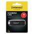 Фото #6 товара Intenso Rainbow Line - 16 GB - USB Type-A - 2.0 - 28 MB/s - Cap - Black