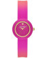 ფოტო #1 პროდუქტის Women's Mini Park Row Pink Silicone Watch 28mm