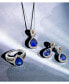 ფოტო #4 პროდუქტის Blueberry Tanzanite (2 ct. t.w.) & Diamond (5/8 ct. t.w.) Drop Earrings in 14k White Gold