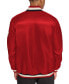 Men's Classic-Fit Satin Varsity Bomber Jacket