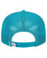 ფოტო #2 პროდუქტის Men's Aqua Miami Dolphins Main Trucker 9FIFTY Snapback Hat