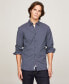 Фото #8 товара Men's Poplin Long Sleeve Button-Down Shirt