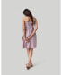 ფოტო #2 პროდუქტის Women's Ruched Strappy Dress