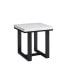 Фото #1 товара Steve Silver Lucca 24" Marble Top End Table