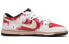 Фото #3 товара 【定制球鞋】 Nike Dunk Low 解构鞋带 流川枫 热血青春 特殊鞋盒 手绘喷绘 低帮 板鞋 男款 白红 / Кроссовки Nike Dunk Low DJ6188-002