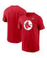 ფოტო #2 პროდუქტის Men's Red Boston Red Sox Cooperstown Collection Logo T-shirt