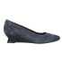 Фото #2 товара VANELi Kadir Wedges Womens Blue Dress Sandals 304699