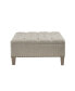 Lindsey Tufted Square Cocktail Ottoman