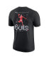 Men's Black Chicago Bulls Courtside Air Traffic Control Max90 T-shirt