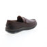 Фото #15 товара Florsheim Central Penny Mens Brown Leather Loafers & Slip Ons Penny Shoes