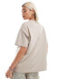 Dickies oversized summerdale t-shirt in sand- exclusive to asos Бежевый, XL - фото #4