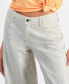 ფოტო #4 პროდუქტის Women's Embellished Mid Rise Wide Leg Jeans