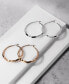 ფოტო #4 პროდუქტის Medium Twist Hoop Earrings, 1.5"