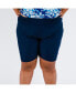 Plus Size Long Bike Swim Shorts