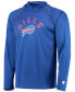 ფოტო #2 პროდუქტის Men's Royal Buffalo Bills Raglan Long Sleeve Hoodie T-shirt