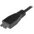 Фото #6 товара StarTech.com USB-C to Micro-B Cable - M/M - 0.5 m - USB 3.1 (10Gbps) - 0.5 m - USB C - Micro-USB B - USB 3.2 Gen 2 (3.1 Gen 2) - Male/Male - Black