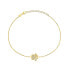 Playful gold-plated paw bracelet BRC29Y