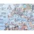 Фото #16 товара AWESOME MAPS Climbing Map Towel Best Climbing Spots In The World
