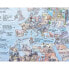 AWESOME MAPS Climbing Map Towel Best Climbing Spots In The World