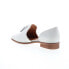 Фото #6 товара Diba True Neat Freak 11225 Womens White Leather Slip On Loafer Flats Shoes 9.5
