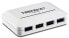 Фото #1 товара TRENDnet TU3-H4 - 5000 Mbit/s - White - CE - FCC - 0.3 W - 68 g - 0 - 40 °C