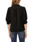 Фото #4 товара Women's 3/4-Sleeve Collared Button Down Blouse