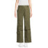 Фото #1 товара Liv & Lottie Juniors’ Women High-Rise Cargo Pants 30” Inseam L Green 100% Cotton