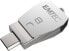 Фото #1 товара EMTEC T250B - 8 GB - USB Type-A / Micro-USB - 2.0 - Swivel - Stainless steel