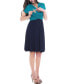 Фото #3 товара Платье для кормления Kimi + Kai V-Neck Faux Wrap