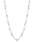 Cultured Freshwater Pearl (5 - 8-1/2mm) 18" Layered Necklace in Sterling Silver (Also Available in Pink Cultured Freshwater Pearl)