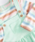 ფოტო #3 პროდუქტის Baby Girls Stripe Shirt and Skirtall, 2 Piece Set, Created for Macy's