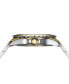 ფოტო #3 პროდუქტის Women's Swiss Ophrys Two-Tone Stainless Steel Bracelet Watch 39mm