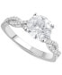 ფოტო #1 პროდუქტის Certified Lab Grown Diamond Twist Engagement Ring (2 ct. t.w.) in 14k Gold