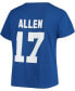 Фото #2 товара Women's Plus Size Josh Allen Royal Buffalo Bills Name Number V-Neck T-shirt
