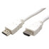 Фото #7 товара VALUE HDMI High Speed Cable + Ethernet - M/M 7.5m - 7.5 m - HDMI Type A (Standard) - HDMI Type A (Standard) - 3D - Audio Return Channel (ARC) - White
