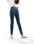 Mango skinny high waisted jean in light blue Синий, 36 - фото #4