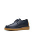 Фото #7 товара Clarks Seam Trek 26168529 Mens Blue Leather Oxfords & Lace Ups Casual Shoes