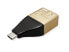 Фото #2 товара Переходник USB Type C - RJ-45 (черный, золотой) ROLINE 12.02.1111
