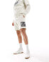 Фото #2 товара Armani EA7 large side logo sweats shorts in beige co-ord