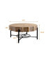 Фото #3 товара Vintage Lace Coffee Table Set with Dimpled Metal Legs