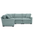 Фото #21 товара Radley Fabric 4-Pc. Sectional Sofa with Corner Piece, Created for Macy's