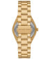 ფოტო #2 პროდუქტის Women's Lennox Quartz Three-Hand Gold-Tone Stainless Steel Watch 37mm