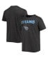 Фото #2 товара Men's '47 Charcoal Tennessee Titans Dark Ops Super Rival T-shirt