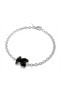 Фото #1 товара Fine silver bracelet with black onyx teddy bear 1000149400