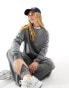 New Look oversized sweatshirt in washed grey