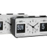 Фото #3 товара Часы-будильник DKD Home Decor 17 x 5 x 9 cm Чёрный Белый PVC (2 штук)