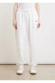 Фото #4 товара Sportswear Fleece Swirl Oversized Beyaz Kadın Eşofman Altı