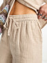 Only cheesecloth shorts co-ord in beige