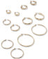 ფოტო #3 პროდუქტის 3/4" Medium Band Small Hoop Earrings