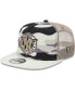 Фото #2 товара Men's White New York Yankees Chrome Camo A-Frame 9FIFTY Trucker Snapback Hat